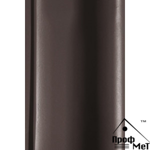 Керамическая черепица Creaton Harmonie тёмно-коричневая, ангобированная